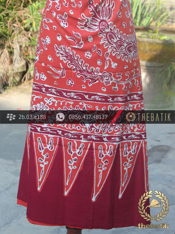 Jual Batik Tulis Pesisiran Motif Udang Merah | THEBATIK.CO.ID