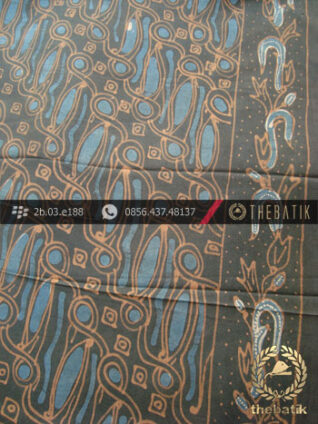 Kain Batik Tulis Warna Alam Motif Parang Klasik