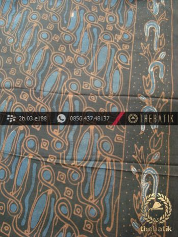 Kain Batik Tulis Warna Alam Motif Parang Klasik