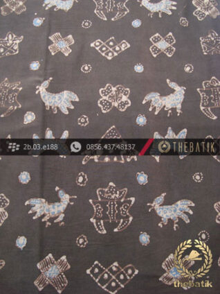 Kain Batik Tulis Warna Alam Motif Ayam Puger