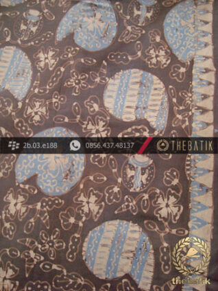 Kain Batik Tulis Warna Alam Motif Keong