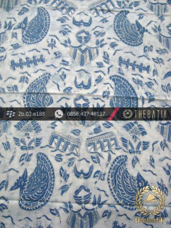 Kain Batik Tulis Warna Alam Indigo Semen Romo