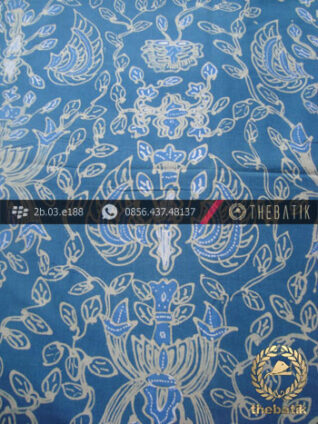 Kain Batik Tulis Warna Alam Indigo Sido Asih