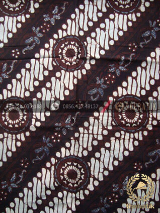 Kain Batik Klasik Jogja Motif Parang Gendreh Seling
