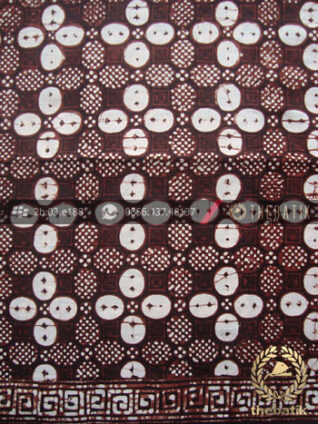 Kain Batik Klasik Jogja Motif Kawung Sisik