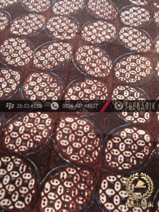 Kain Batik Klasik Jogja Motif Ceplok Kawung Picis