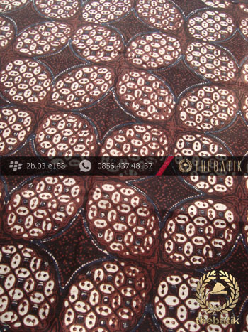 Jual Kain Batik Klasik Jogja Motif Ceplok Kawung Picis | THEBATIK.CO.ID