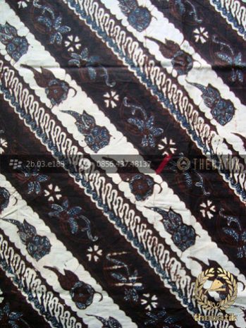 Kain Batik Klasik Jogja Motif Parang Seling Kembang