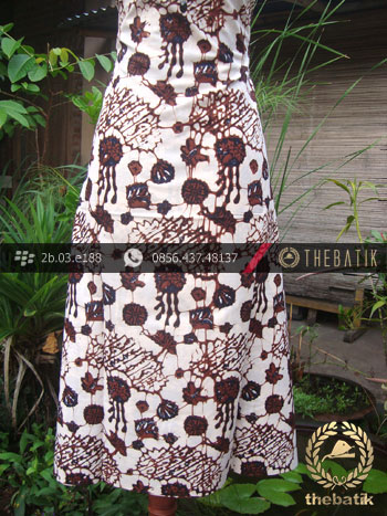 Jual Kain Batik  Klasik Jogja  Motif Ceplok  Sogan Putih 