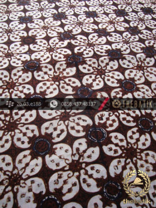 Kain Batik Klasik Jogja Motif Kembang Kawung Titik