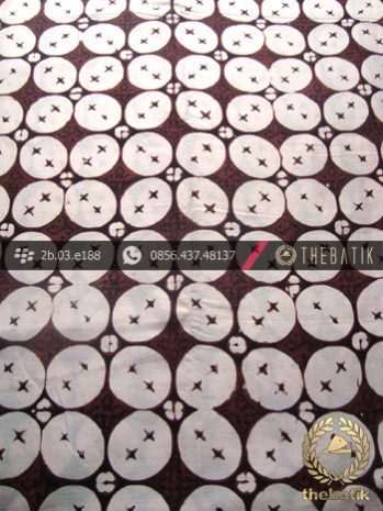 Kain Batik Klasik Jogja Motif Kawung Beton