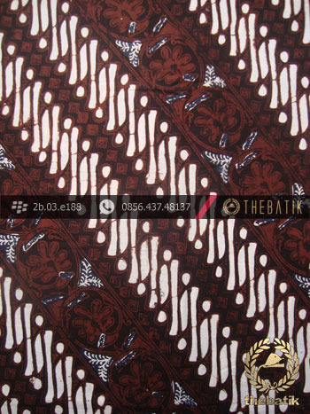 Kain Batik Klasik Jogja Motif Parang Seling Kembang Ukel