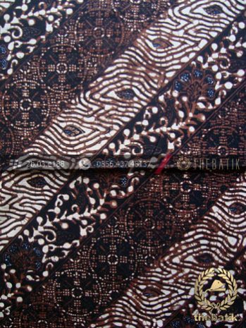Kain Batik Klasik Jogja Motif Soco Hitam Sogan