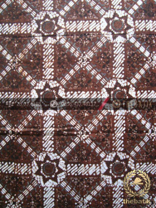 Kain Batik Klasik Jogja Motif Ceplok Kesatriyan