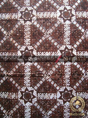 Kain Batik Klasik Jogja Motif Ceplok Kesatriyan