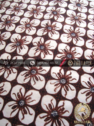 Kain Batik Klasik Jogja Motif Kembang Kawung