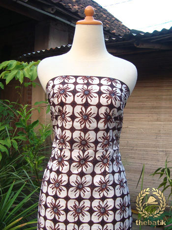 Kain Batik Klasik Jogja Motif Kembang Kawung