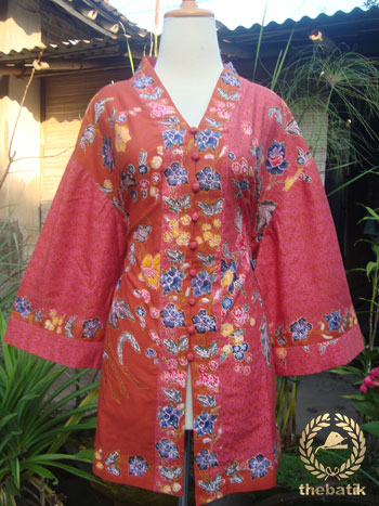 Jahit Baju Batik Wanita - Blouse Batik Encim