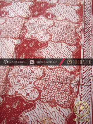 Batik Cap Jogja Motif Sekarjagad Jingga