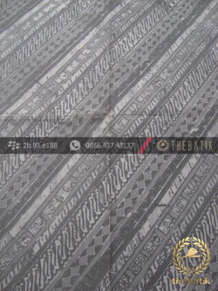 Batik Warna Alam Motif Udan Liris Abu-Abu