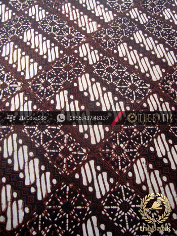 Kain Batik Klasik Jogja Motif Parang Klithik Kotak