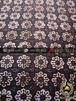 Kain Batik Klasik Jogja Motif Cempaka Sogan