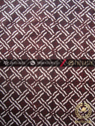 Kain Batik Klasik Jogja Motif Anyaman Sogan