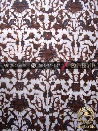 Kain Batik Klasik Jogja Motif Semen Baru Sogan