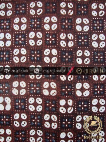 Kain Batik Klasik Jogja Motif Kawung Banji
