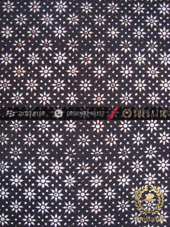 Kain Batik Klasik Jogja Motif Kembang Tanjung Kecil