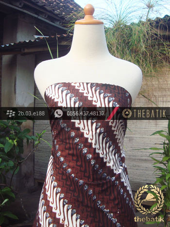 Kain Batik Klasik Jogja Motif Parang Tuding Seling