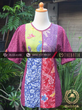Model Baju Batik Kerja Wanita – Tambal Emboss