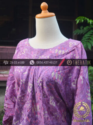Model Baju Batik Wanita – Viscose Ungu