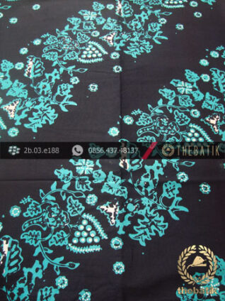 Kain Batik Cap Tulis Motif Daun Anggur Tosca