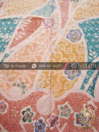 Kain Batik Pekalongan Emboss Floral Modern