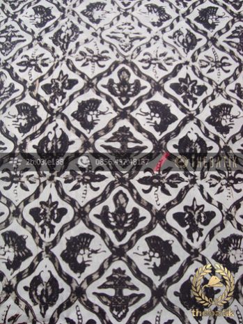 Kain Batik Cap Motif Sido Luhur Lawasan