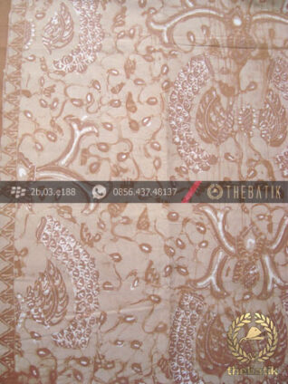 Kain Batik Warna Alam Tulis Motif Babon Angrem