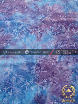 Kain Batik Modern Motif Gradasi Warna Biru