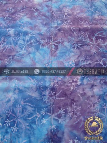 Kain Batik Modern Motif Gradasi Warna Biru