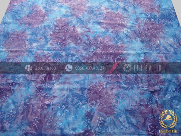 Kain Batik Modern Motif Gradasi Warna Biru