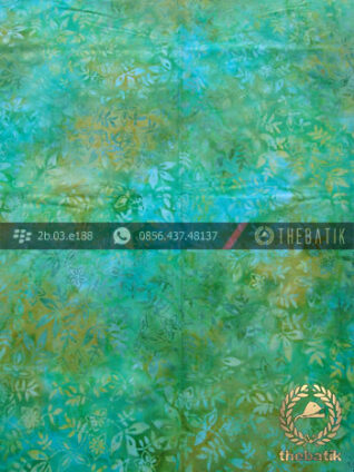 Kain Batik Modern Motif Gradasi Warna Hijau