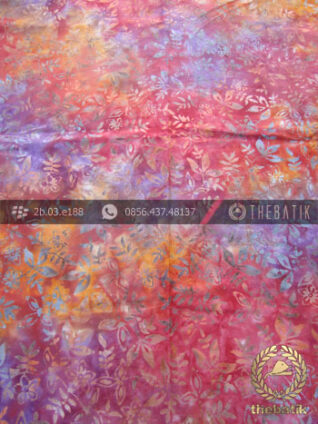 Kain Batik Modern Motif Gradasi Warna Merah