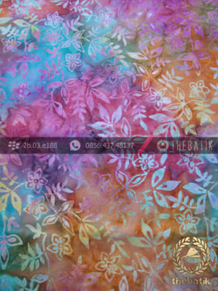 Kain Batik Modern Motif Gradasi Warna-Warni