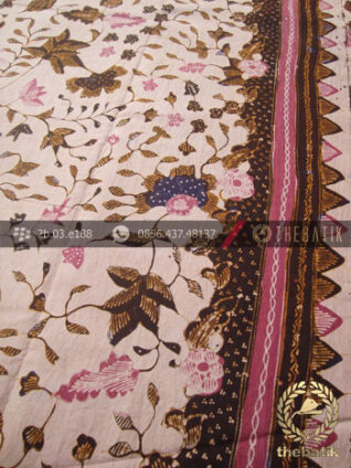 Kain Batik Tulis Motif Floral Lawasan Jambon