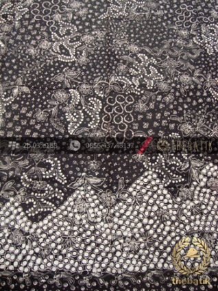 Batik Tulis Lasem Motif Sekarjagad Hitam