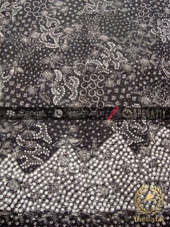 Batik Tulis Lasem Motif Sekarjagad Hitam
