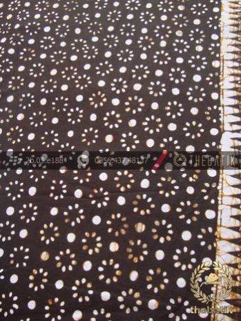 Kain Batik Klasik Jogja Motif Kembang Tanjung Titik