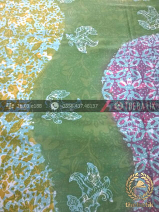 Kain Batik Pekalongan Cap Tulis Pulau Modern-1