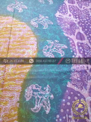 Kain Batik Pekalongan Cap Tulis Pulau Modern-3