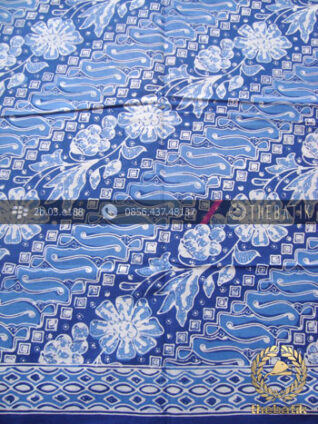 Kain Bahan Baju Batik Motif Parang Biru